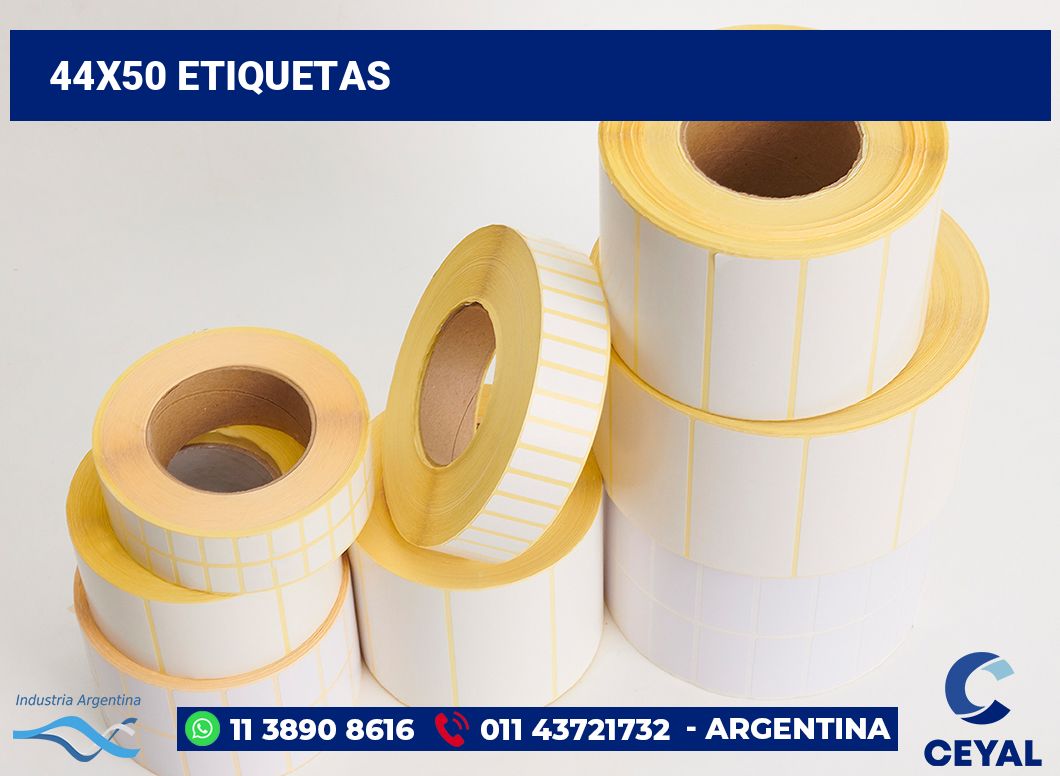 44x50 Etiquetas