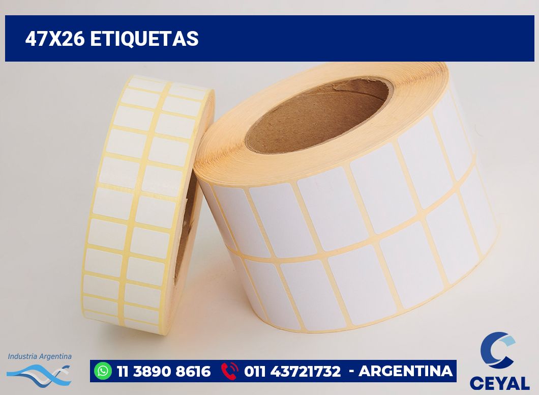 47x26 Etiquetas
