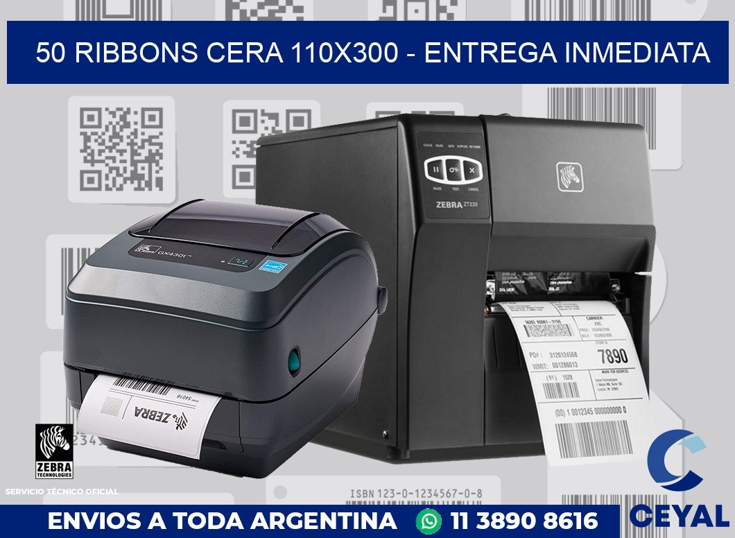 50 Ribbons cera 110x300 - Entrega inmediata