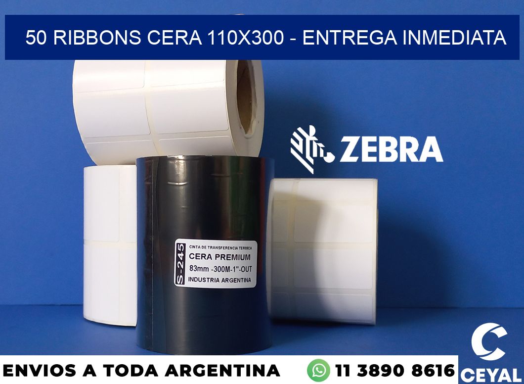 50 Ribbons cera 110x300 - Entrega inmediata