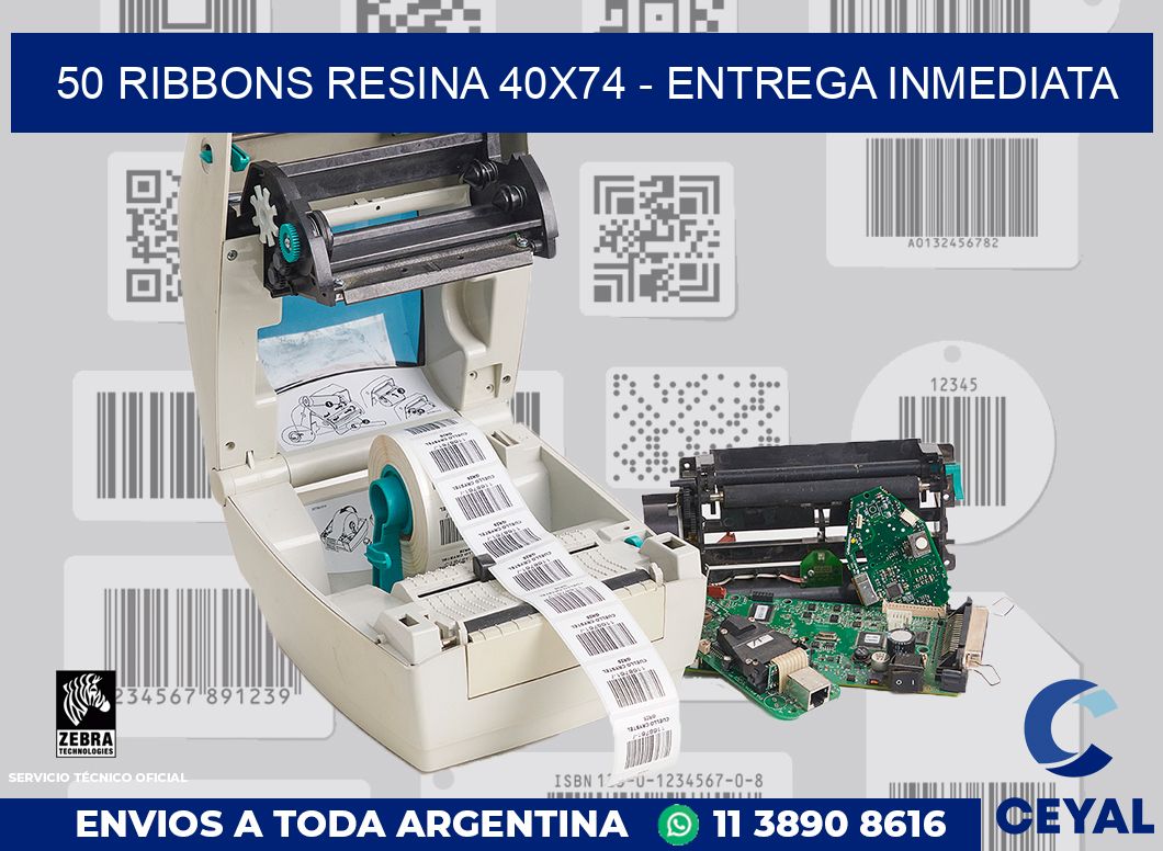 50 Ribbons resina 40x74 - Entrega inmediata