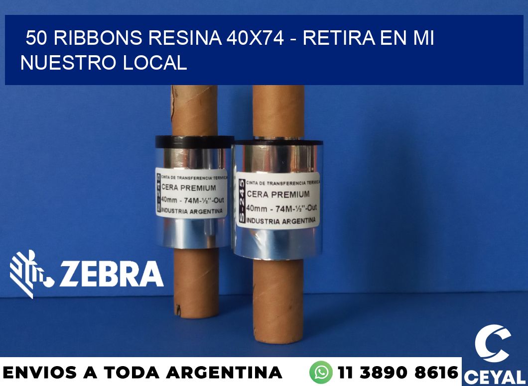 50 Ribbons resina 40x74 - retira en mi nuestro local