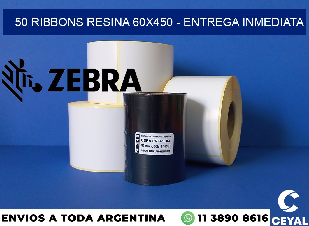 50 Ribbons resina 60x450 - Entrega inmediata