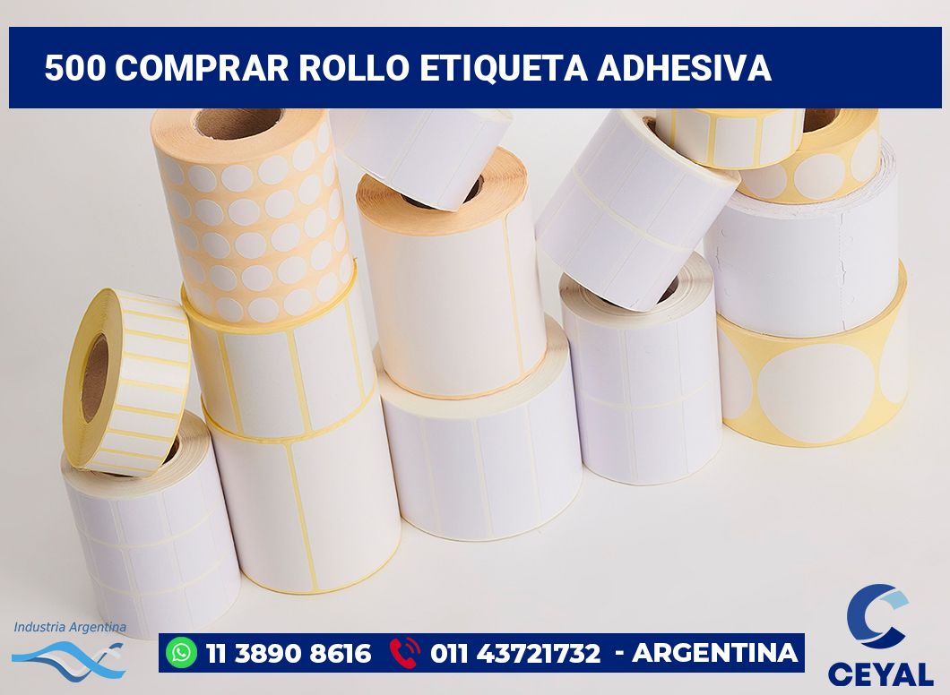 500 Comprar rollo etiqueta adhesiva