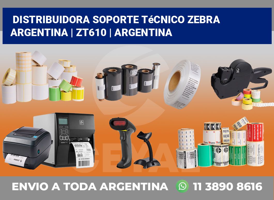 Distribuidora soporte técnico Zebra Argentina | ZT610 | Argentina