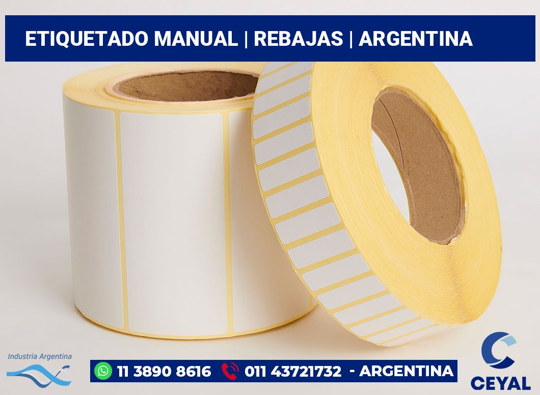 Etiquetado manual | Rebajas | Argentina