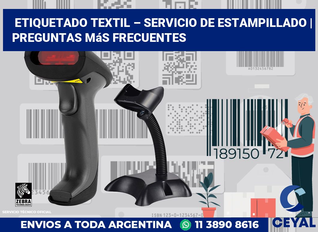 Etiquetado textil – servicio de estampillado | Preguntas más frecuentes