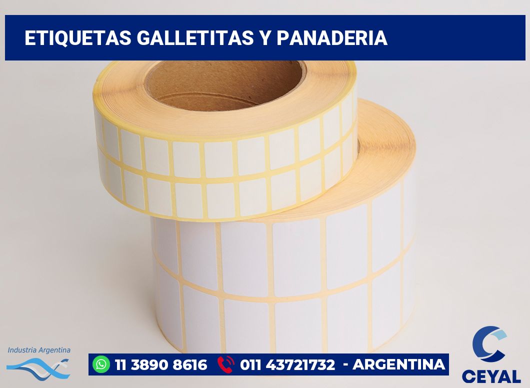Etiquetas Galletitas y panaderia