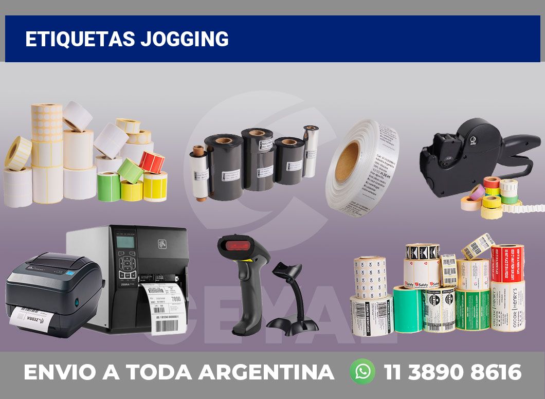 Etiquetas jogging