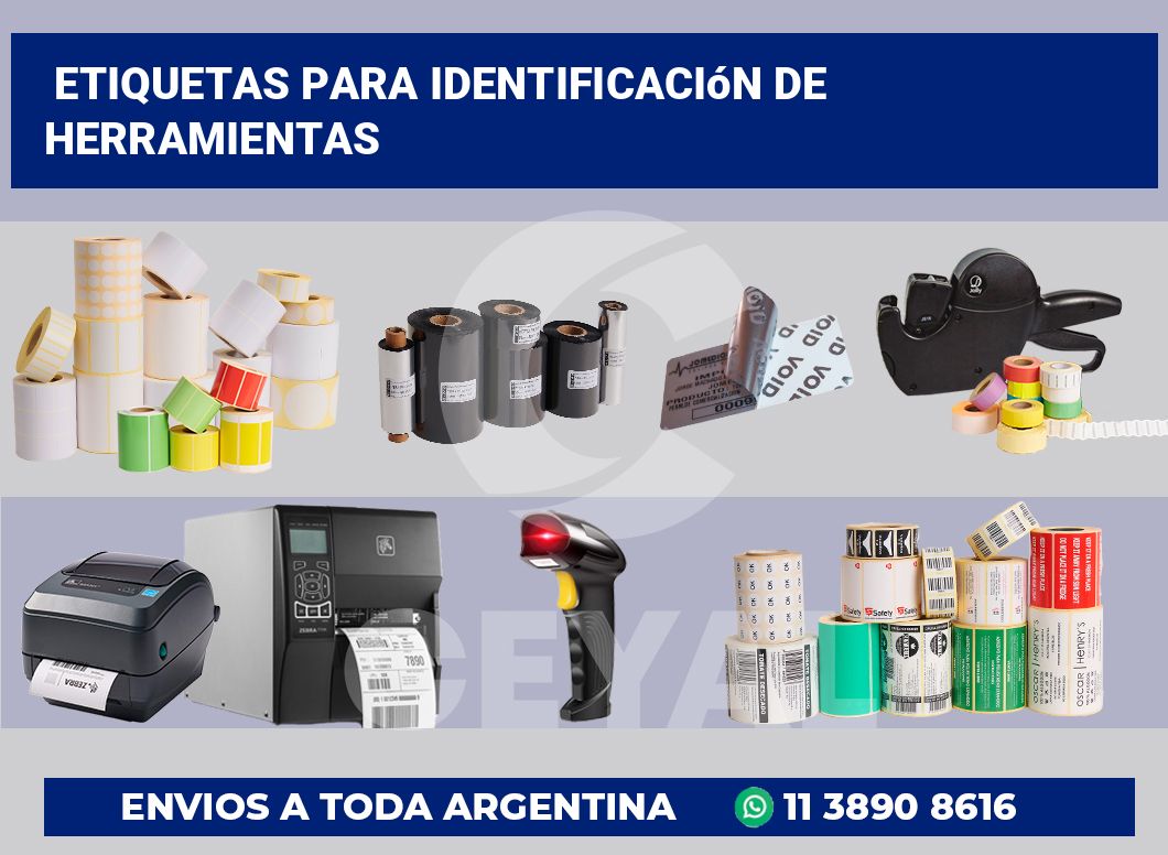 Etiquetas para Identificación de Herramientas