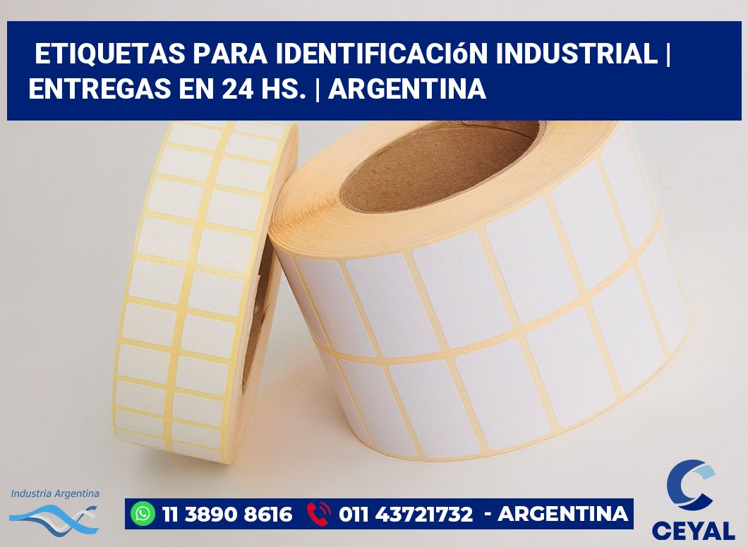 Etiquetas para identificación industrial | Entregas en 24 hs. | Argentina