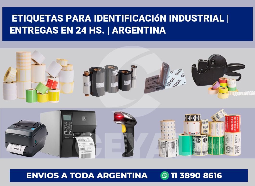 Etiquetas para identificación industrial | Entregas en 24 hs. | Argentina