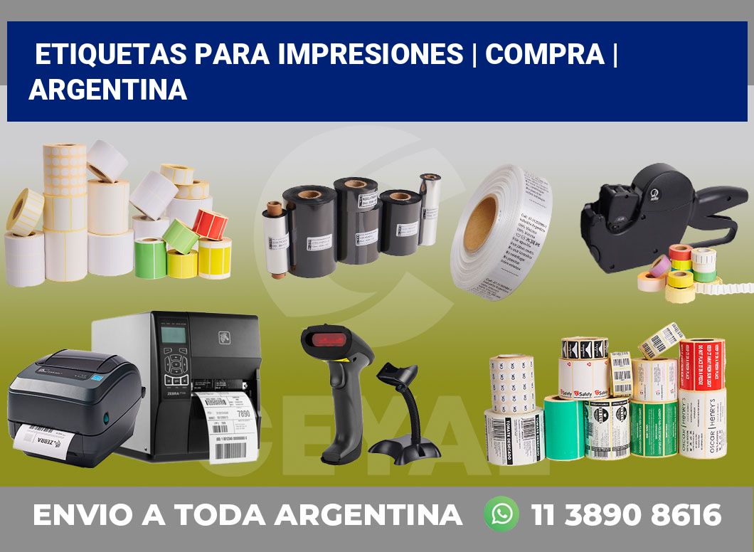 Etiquetas para impresiones | Compra | Argentina