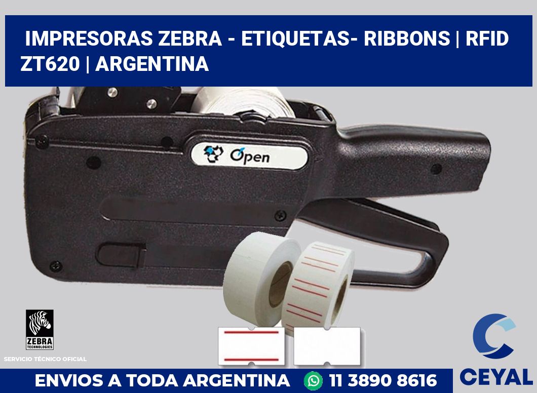 Impresoras Zebra - Etiquetas- Ribbons | RFID ZT620 | Argentina