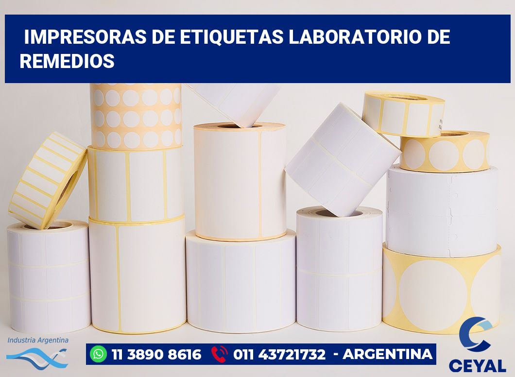 Impresoras de etiquetas Laboratorio de remedios
