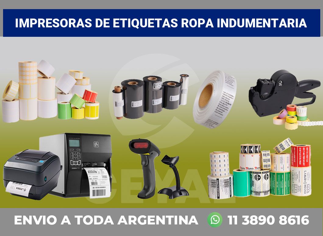Impresoras de etiquetas ropa indumentaria