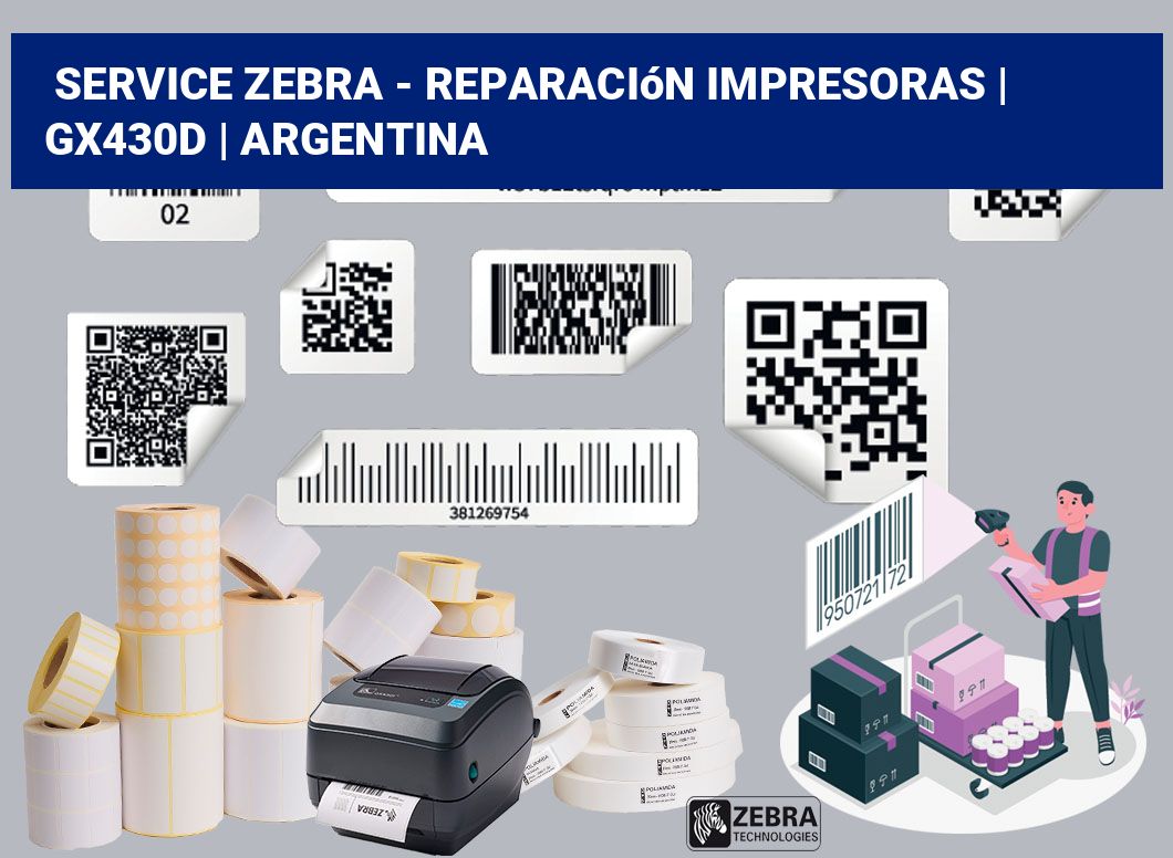 Service Zebra - Reparación impresoras | GX430d | Argentina