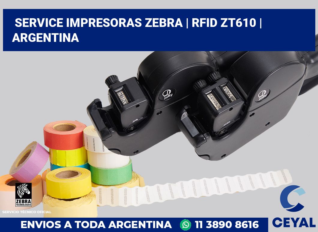 Service impresoras Zebra | RFID ZT610 | Argentina