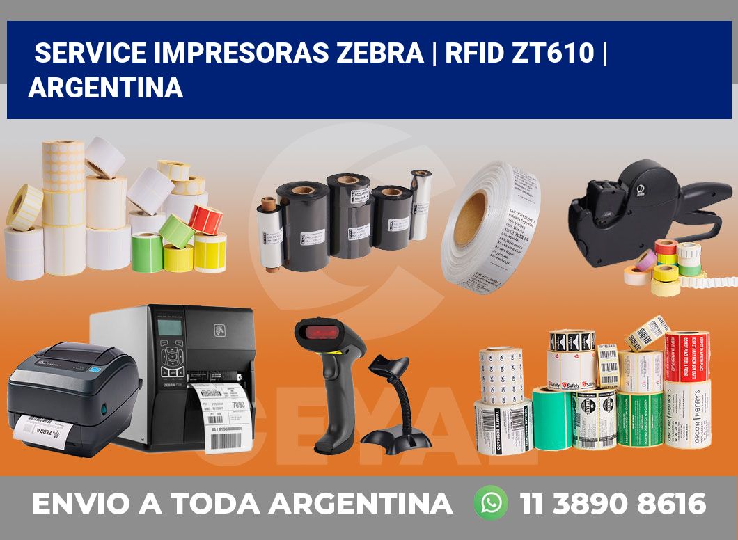 Service impresoras Zebra | RFID ZT610 | Argentina