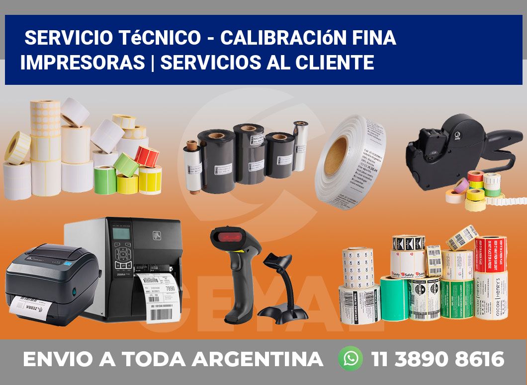 Servicio técnico – calibración fina impresoras | Servicios al cliente