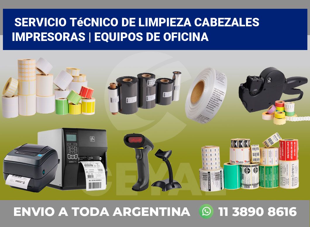 Servicio técnico de limpieza cabezales impresoras | Equipos de oficina
