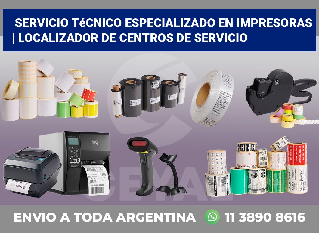 Servicio técnico especializado en impresoras | Localizador de centros de servicio