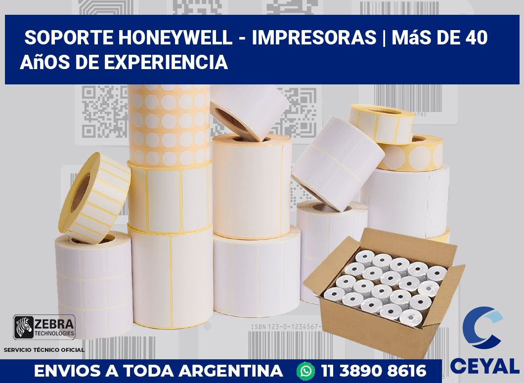 Soporte Honeywell - impresoras | Más de 40 años de experiencia