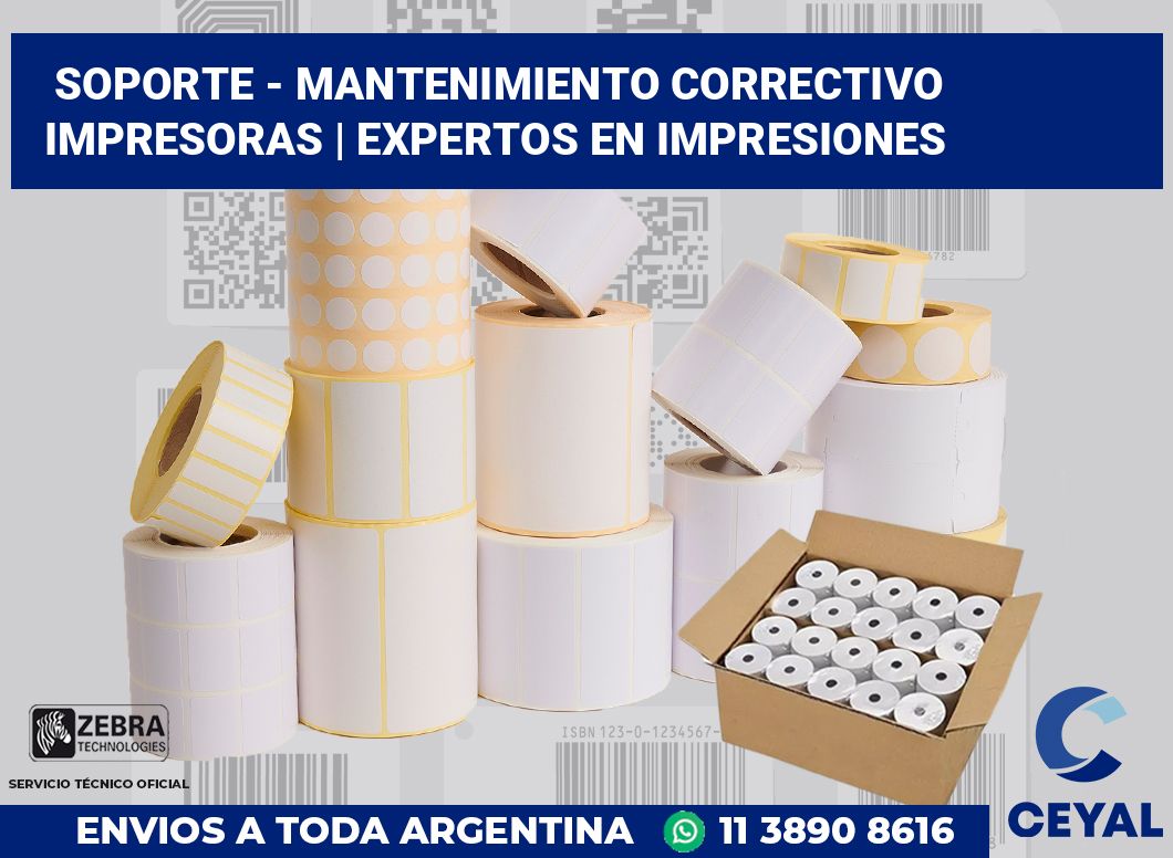 Soporte - Mantenimiento correctivo impresoras | Expertos en impresiones