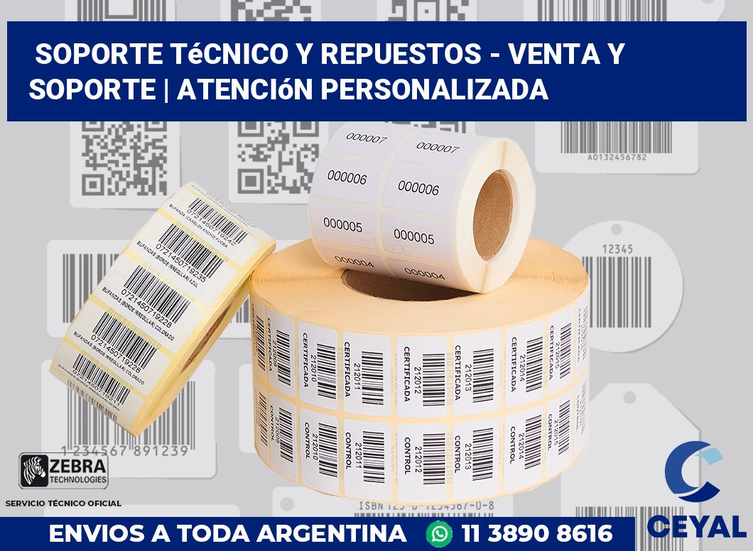 Soporte Técnico y Repuestos - Venta y soporte | Atención personalizada