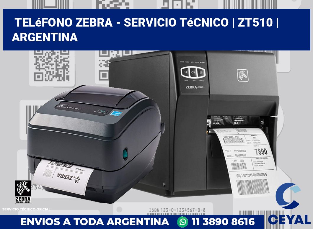 Teléfono Zebra - Servicio Técnico | ZT510 | Argentina