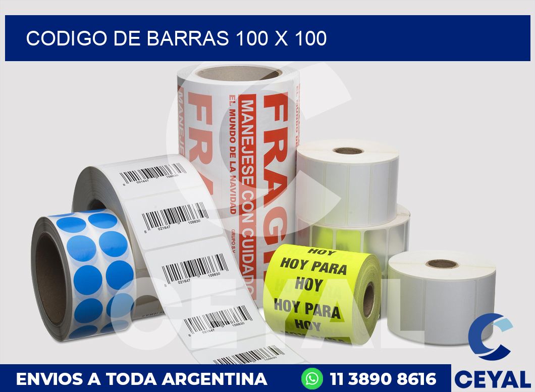 codigo de barras 100 x 100