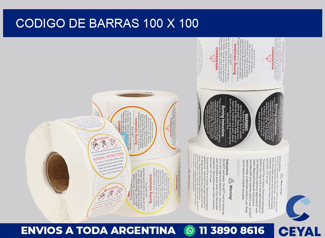 codigo de barras 100 x 100
