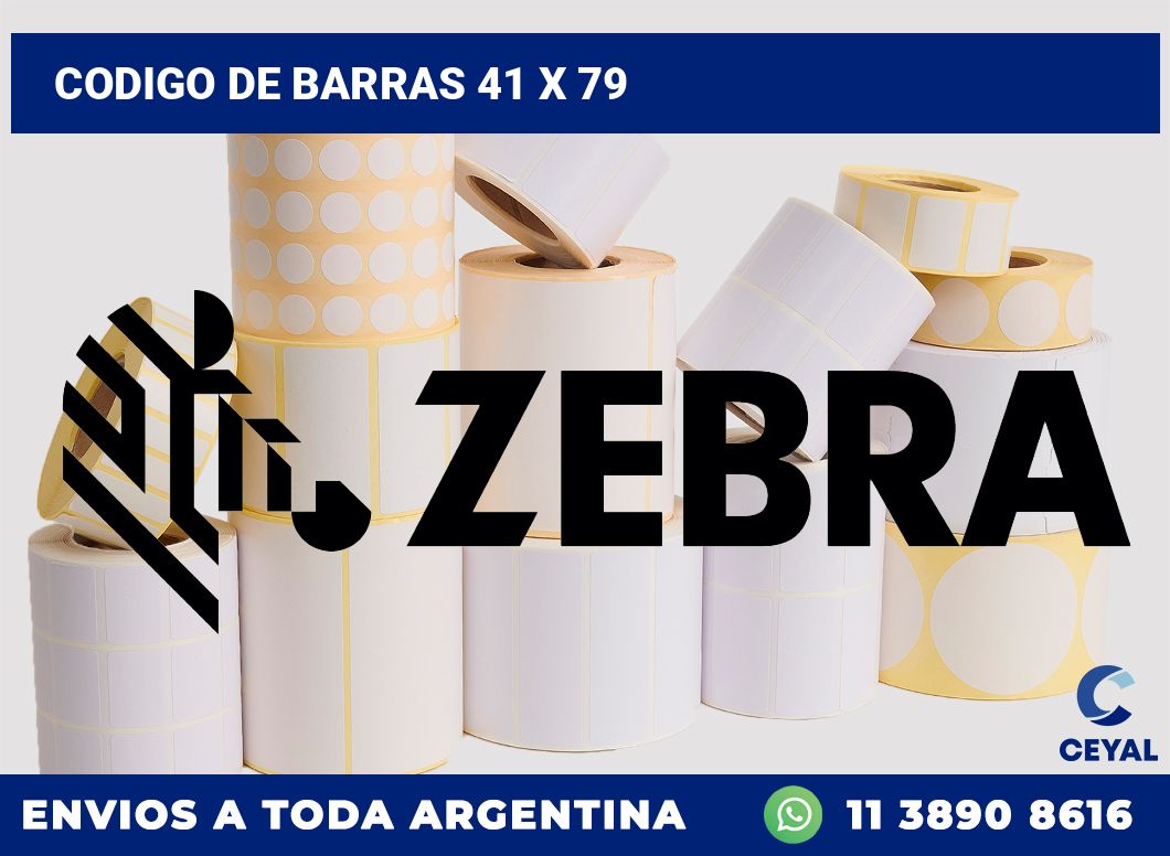 codigo de barras 41 x 79