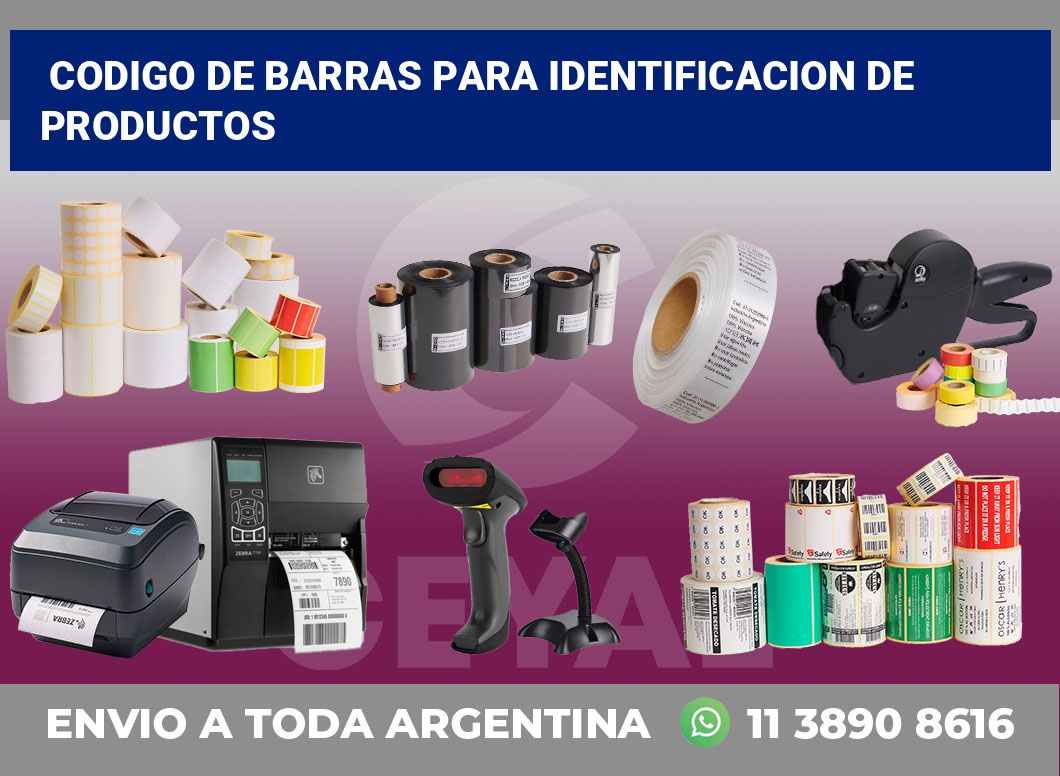 codigo de barras para identificacion de productos
