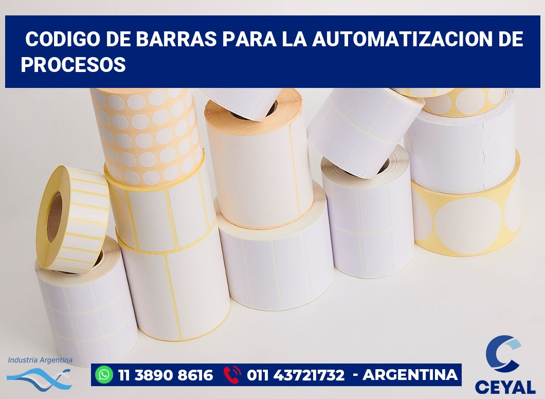 codigo de barras para la automatizacion de procesos