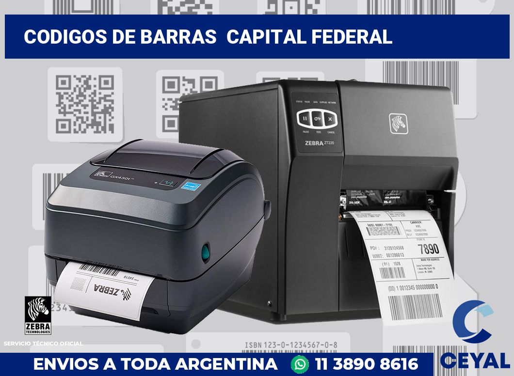 codigos de barras  Capital Federal