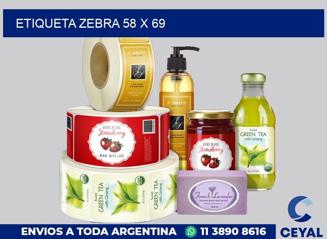 etiqueta zebra 58 x 69