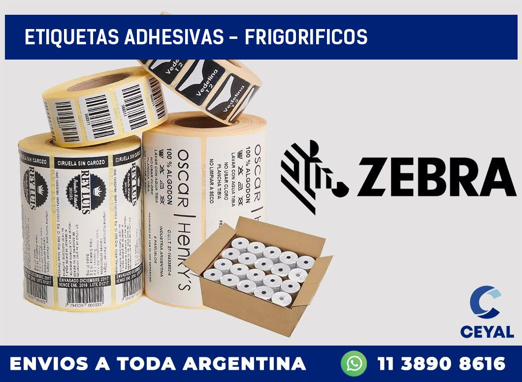 etiquetas adhesivas – frigorificos