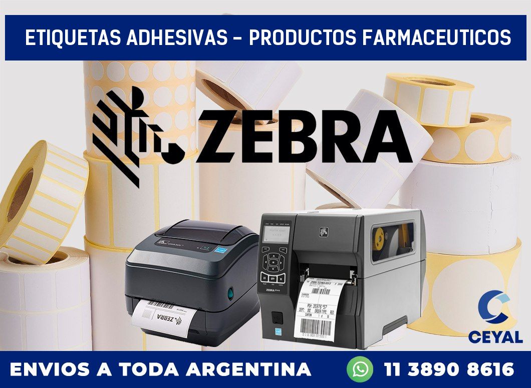 etiquetas adhesivas – productos farmaceuticos
