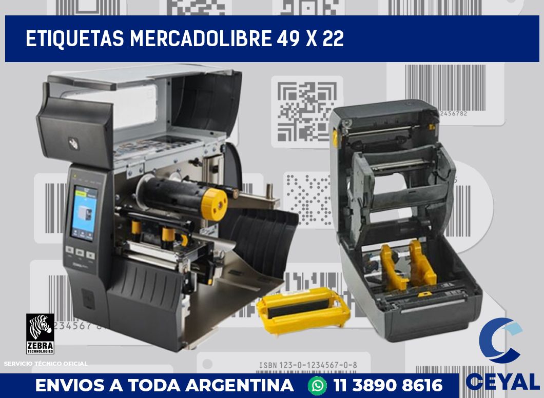 etiquetas mercadolibre 49 x 22