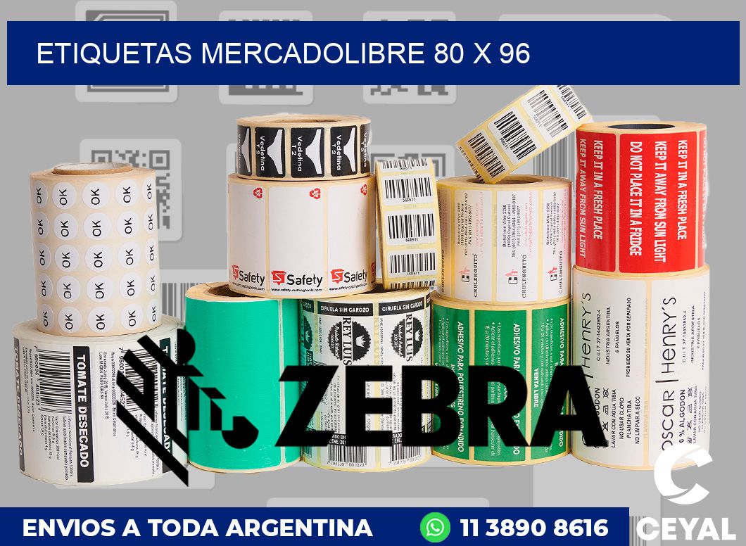 etiquetas mercadolibre 80 x 96