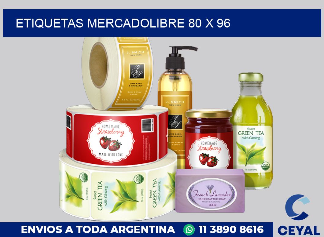 etiquetas mercadolibre 80 x 96