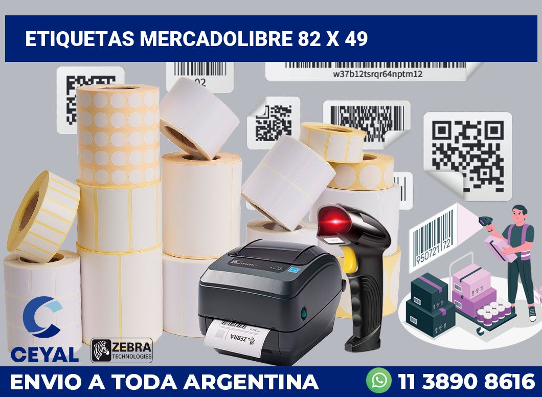 etiquetas mercadolibre 82 x 49