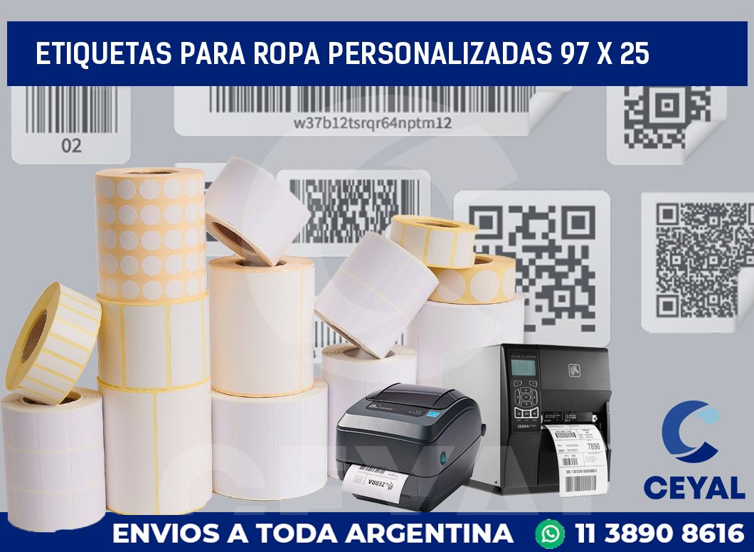 etiquetas para ropa personalizadas 97 x 25