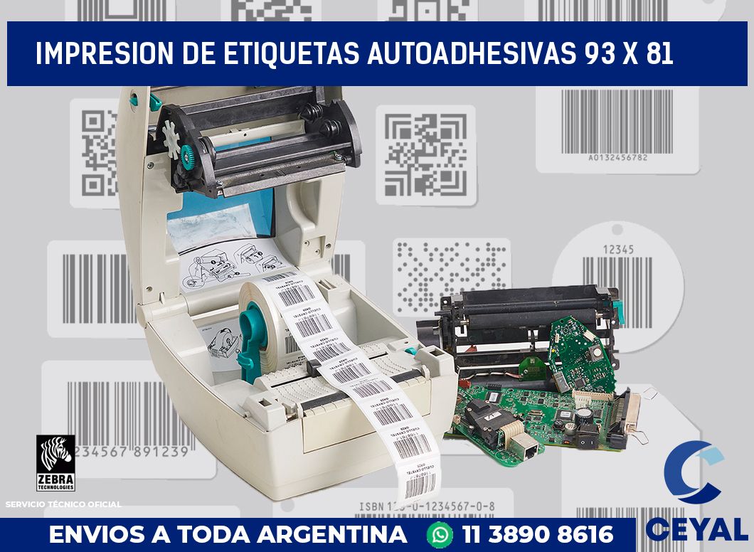 impresion de etiquetas autoadhesivas 93 x 81