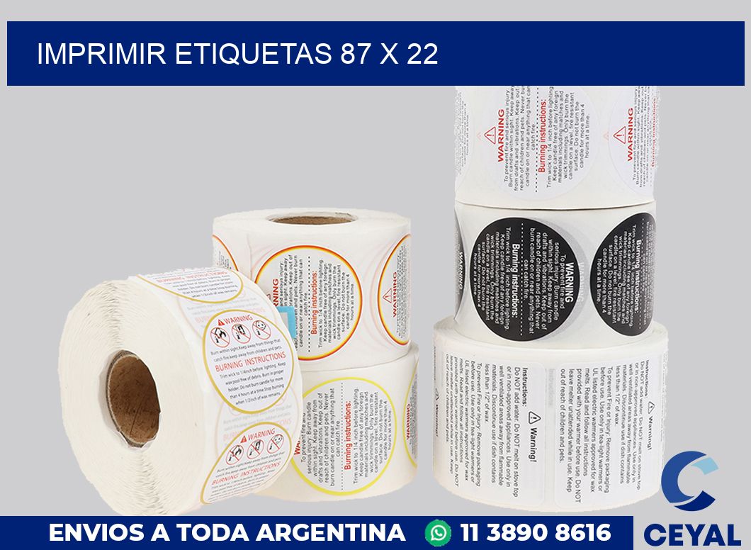 imprimir etiquetas 87 x 22