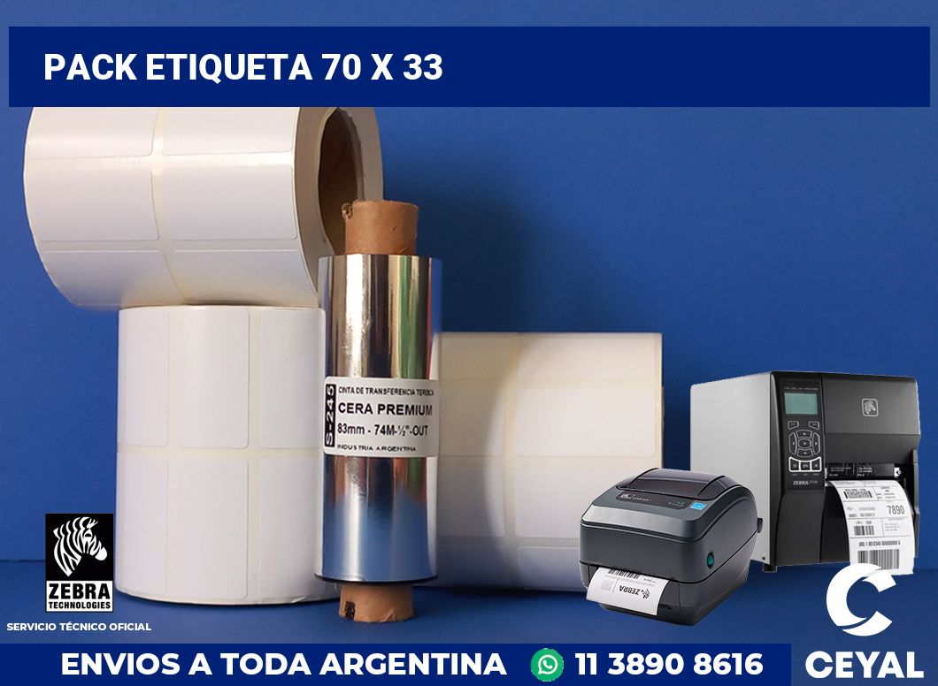 pack etiqueta 70 x 33