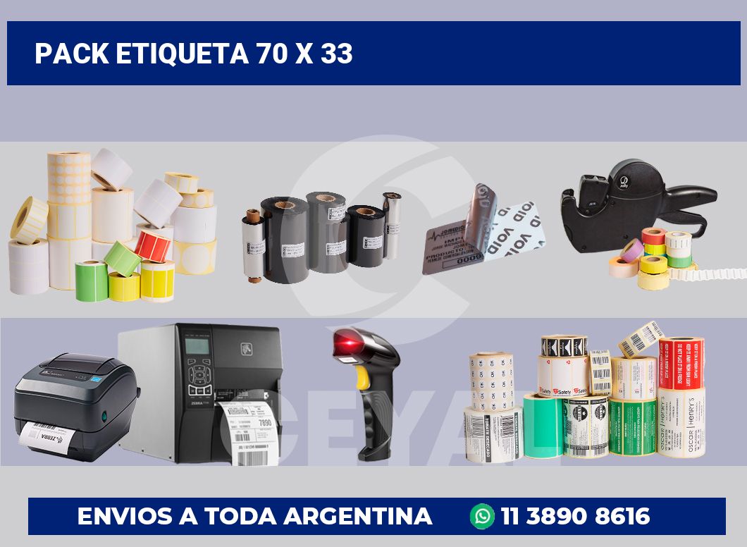 pack etiqueta 70 x 33