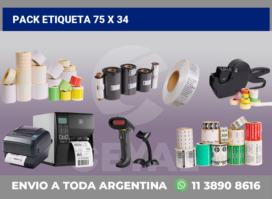 pack etiqueta 75 x 34