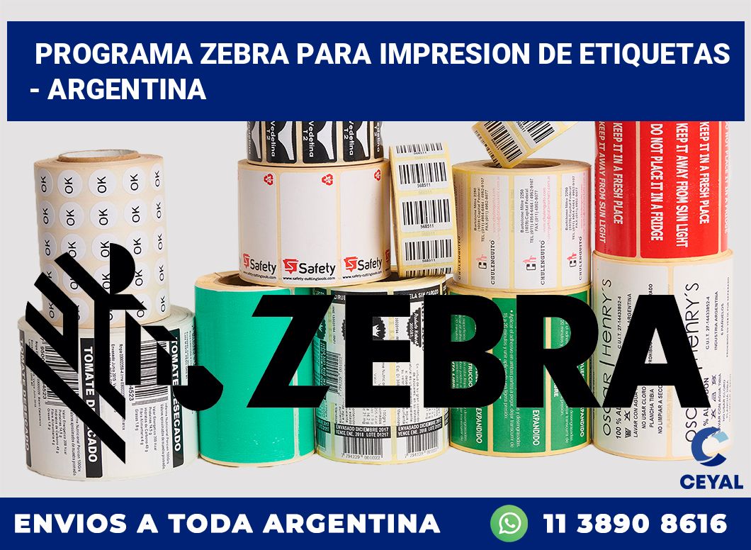 programa zebra para impresion de etiquetas  – Argentina